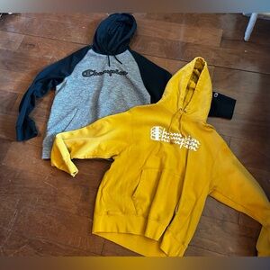 Champion Mustard Yellow Hoodie